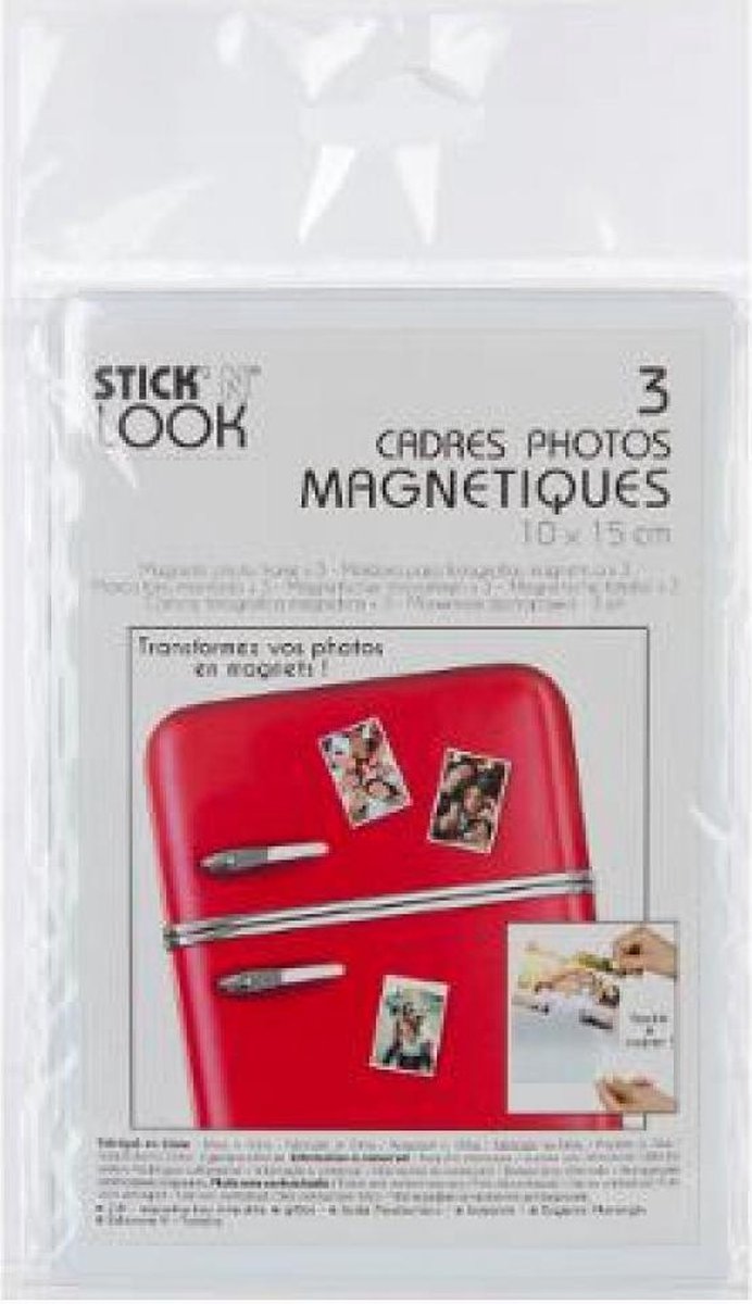 Fotolijst Set van 2 stuks  voor 6 foto's magnetisch 10x15cm