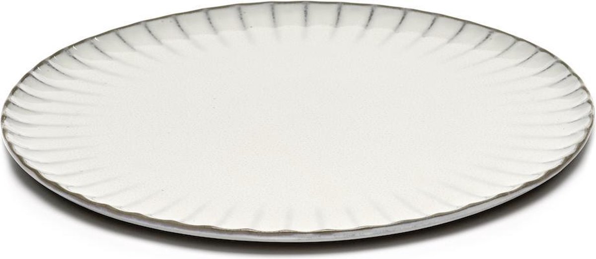 Serax Inku By Sergio Herman Dinerbord Ø27 Set Van 1 White