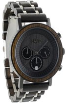 NAYS - Houten Unisex Horloge - Multi - Ø 44mm (productvideo)