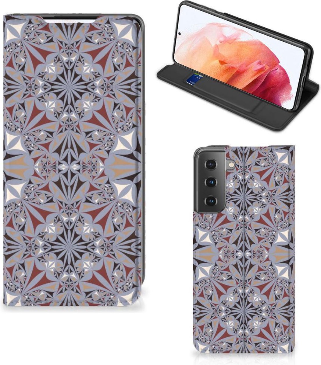Samsung Galaxy S21 Standcase Flower Tiles