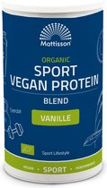 Mattisson - Biologische Sport Vegan Proteïne Blend - Vanille - 500 g