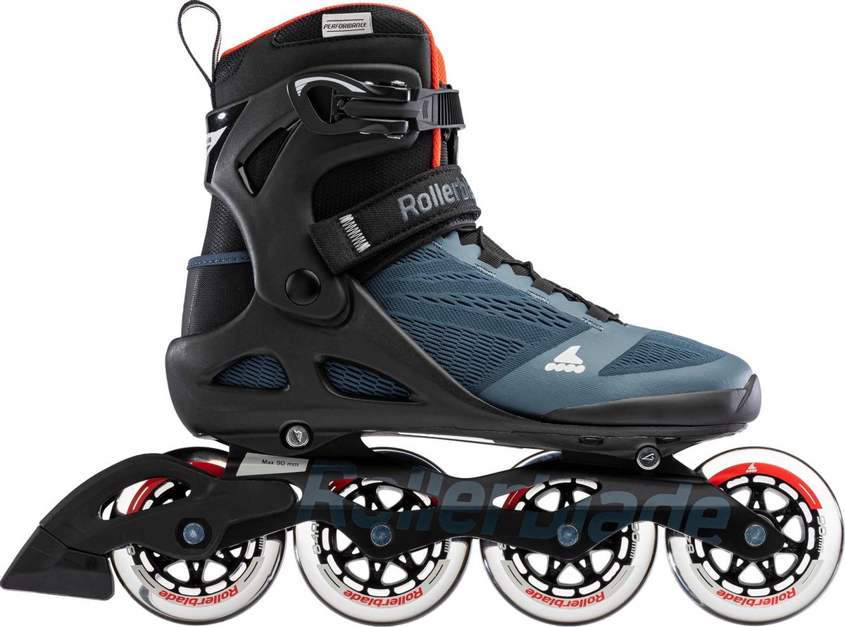 Rollerblade Inlineskates - Maat 43 - Mannen - donker blauw/zwart/oranje