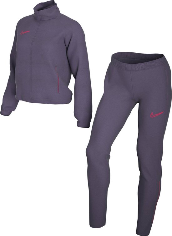 Nike Nike Academy Trainingspak Trainingspak - Maat XS - Vrouwen - paars/roze  | bol.com