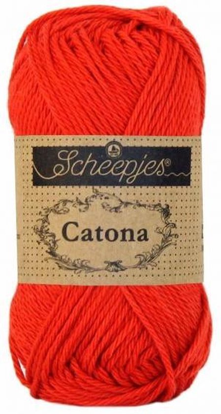 Scheepjes Catona 115 Hot Red