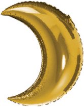 Anagram Folieballon Moon 33 X 36 Cm Goud