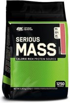 Optimum Nutrition Serious Mass - Weight Gainer / Mass Gainer - Aardbei - 5455 gram (16 shakes)