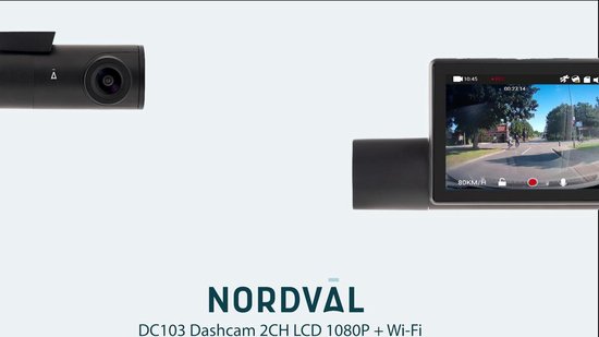 Bol Com Nordval Dc103 2ch Lcd Dashcam Full Hd Gps Wi Fi 32gb