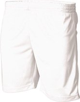 Cawila Uni Shorts met Binnenbroek Unisex - Wit maat XXL