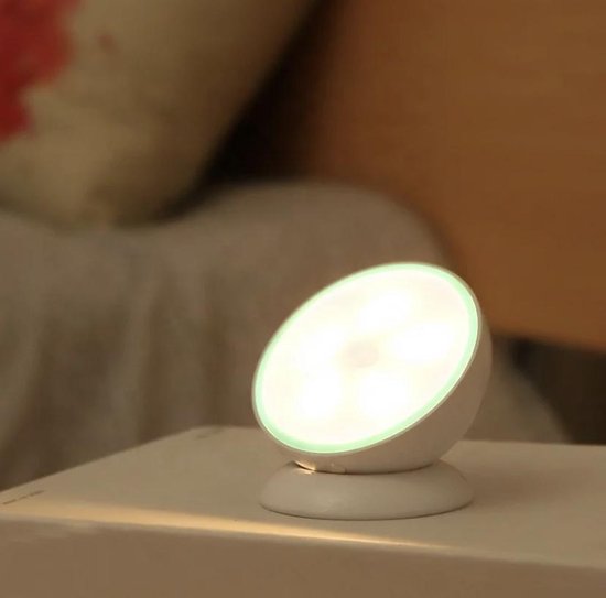 Nachtlampje met bewegingssencor - Draadloos - Oplaadbaar -  Nachtlampje Baby - Kinderlamp- Bedlamp