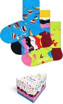 Happy Socks XKBIR08-6000 Birthday 3-pack Gift Box - Maat 12-24M