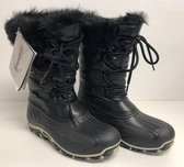 Dames snowboots bressan zwart maat 35-36