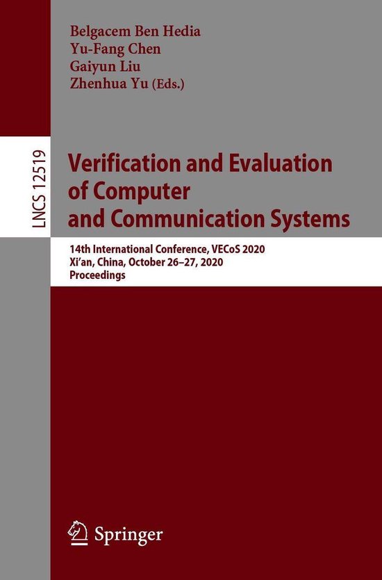 Springer Nature Proceedings Computer Science - Verification  ... - cover