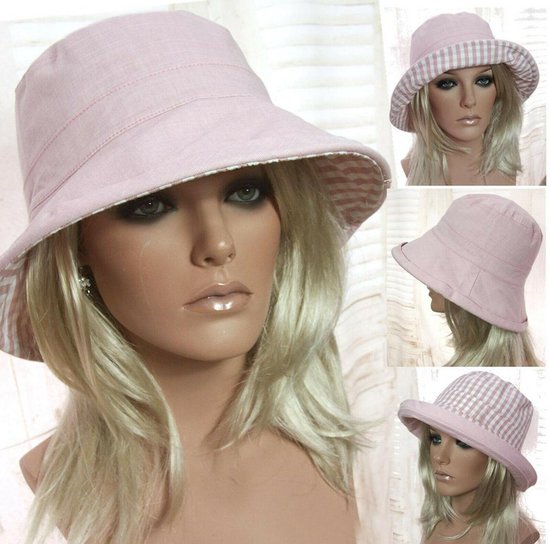 klant houd er rekening mee dat Blijven Dames zomerhoed zonnehoed met brede rand kleur roze maat L XL | bol.com