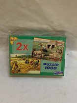 PLay time puzzel box 2 puzzels boerderij leven
