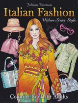 Italian Fashion Milan Street Style Coloring Book for Adults