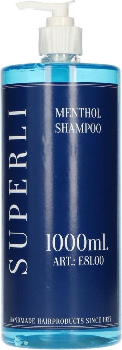 Superli Refreshing Mint 'menthol' Shampoo 1000ml