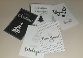 Christmas cards and New Year cards (incl envelopes)