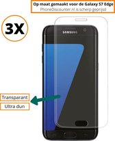 screenprotector galaxy s7 edge | Galaxy S7 Edge tempered glass | Samsung Galaxy S7 Edge tempered glass 3x