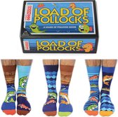 Verjaardag cadeau - Oddsocks - Mismatched socks - Cadeau doos met 6 verschillende load of pollocks Sokken - maat 39-46