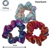 Haarwokkel Scrunchies - Scrunchie Haarelastiek - Strakke Haar Elastiek - Wokkel Scrunchie - Haaraccessoires - Dames Meisjes - 3 Verschillende Prints - Geen Verzendkosten