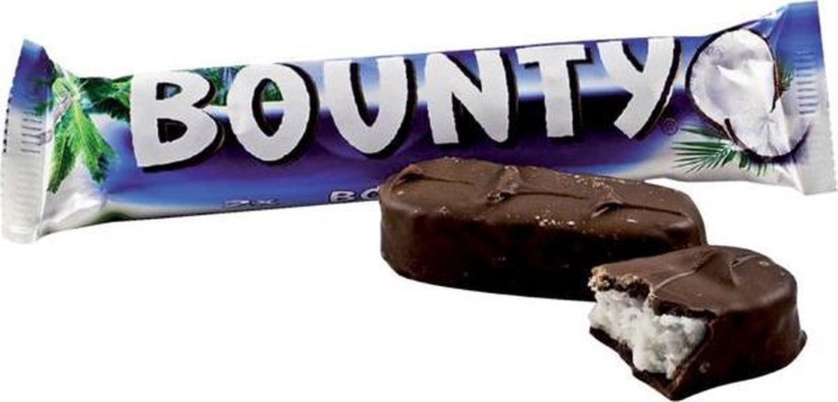 Bounty au chocolat - Bounty - 24 pièces - 57 grammes