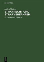 Strafrecht Und Strafverfahren