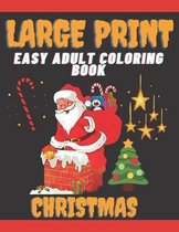 Large Print Easy Adult Coloring Book
