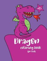 Dragon coloring book for kids Ages 4-8