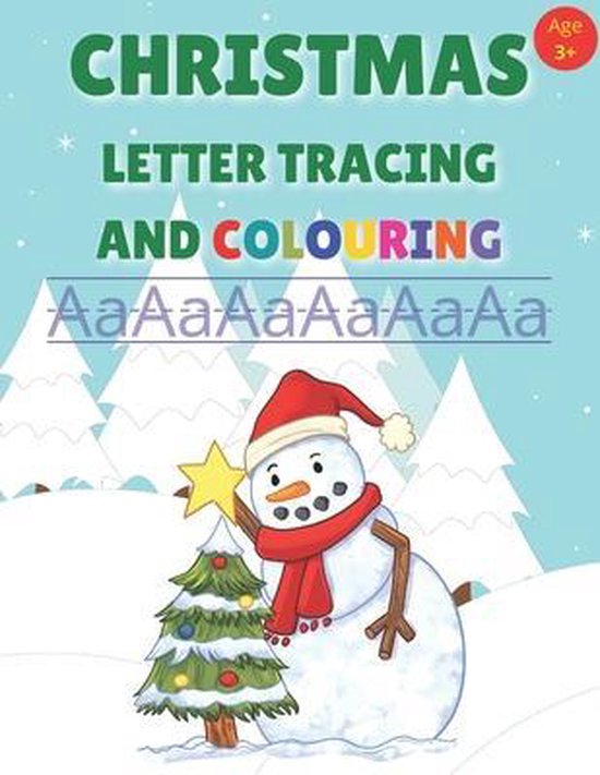 Christmas Letter Tracing and Colouring - cover