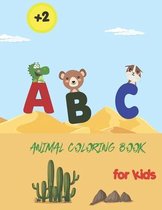 ABC animal coloring book for kids