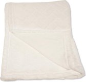 Nursery Time Dekentje Embossed 75 X 100 Cm Flanel Wit
