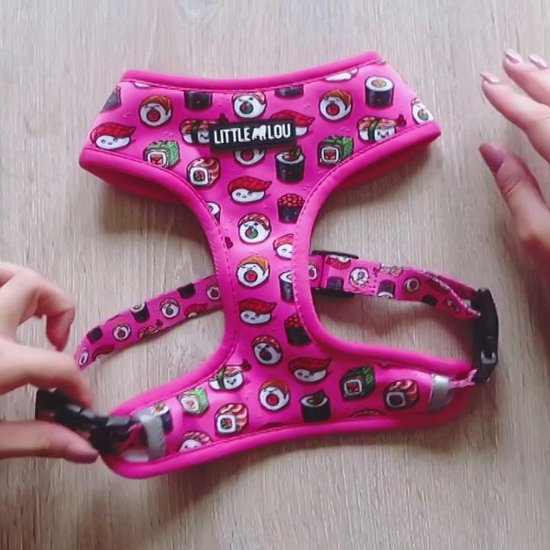 Little Lou The Brand hondentuig SUSHI LOVER M hondentuigje