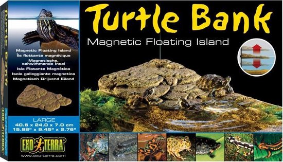 Exo Terra turtle bank magnetisch drijvend eiland L