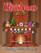 Christmas Coloring Book For Teens
