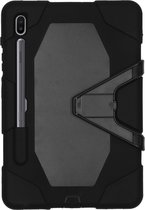 Extreme Protection Army Backcover Samsung Galaxy Tab S6 tablethoes - Zwart