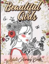 Beautiful Girls Adult Coloring Book