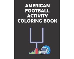 American Football Activity Coloring Book