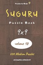 Puzzles for Brain - Suguru Puzzle Book 200 Medium Puzzles 9x9 (volume 18)