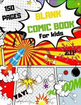 Blank Comic Book For Kids