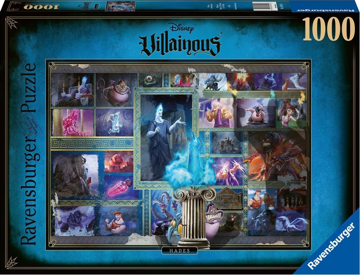 Ravensburger puzzel Disney VIllainous: Hades - Legpuzzel - 1000 stukjes