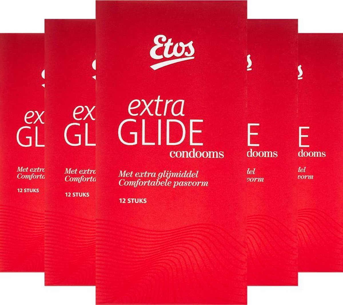 Etos Condooms - Extra Glijmiddel - 60 stuks (5 x 12 stuks) | bol.com
