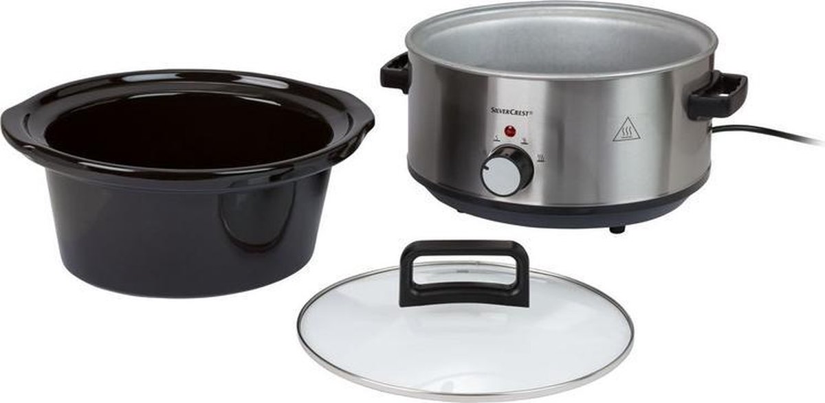 SILVERCREST KITCHEN TOOLS® Slow cooker - Met 3 instelbare gaarstanden (garen, smoren, koken) en warmhoudfunctie – foto 5