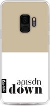 Casetastic Samsung Galaxy S9 Hoesje - Softcover Hoesje met Design - Upside Down Print