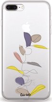 Casetastic Apple iPhone 7 Plus / iPhone 8 Plus Hoesje - Softcover Hoesje met Design - Winter Leaves Print