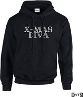 Hoodie | Kerst | 2020 | X-mas Diva - M