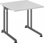 Bureau - In Hoogte Verstelbaar - Meerkleurig - Zeno 8 G - 80x80