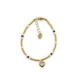 One little heart armband - Goud