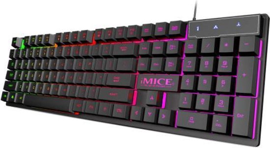 Elementkey AK60 - Gaming Keyboard - 3 kleuren - LED – Membraam Klik -  Toetsenbord... | bol.com