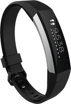 Shop4 - Fitbit Alta HR Bandje - Siliconen Zwart