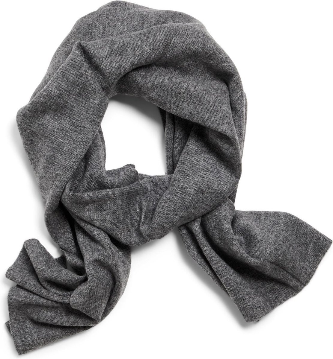 Cashmere and Scarves - Sjaal Lina - Vintage Grey / Grijs - Samenstelling 90% Wool / 10% Cashmere